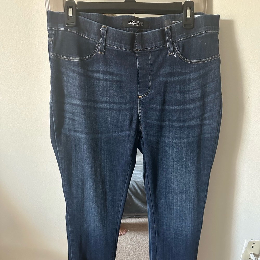 NWOT July Blue skinny dark wash jeans